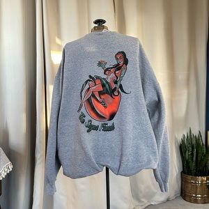 4XL Tattoo inspired edgy Sweater!